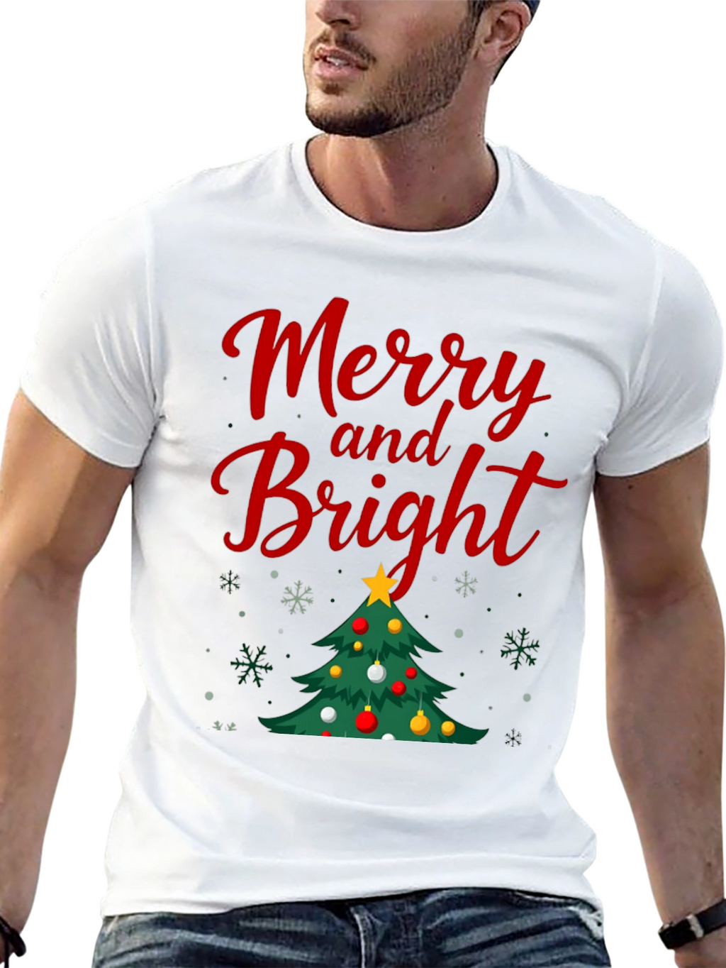 Merry and Bright Christmas T-Shirt