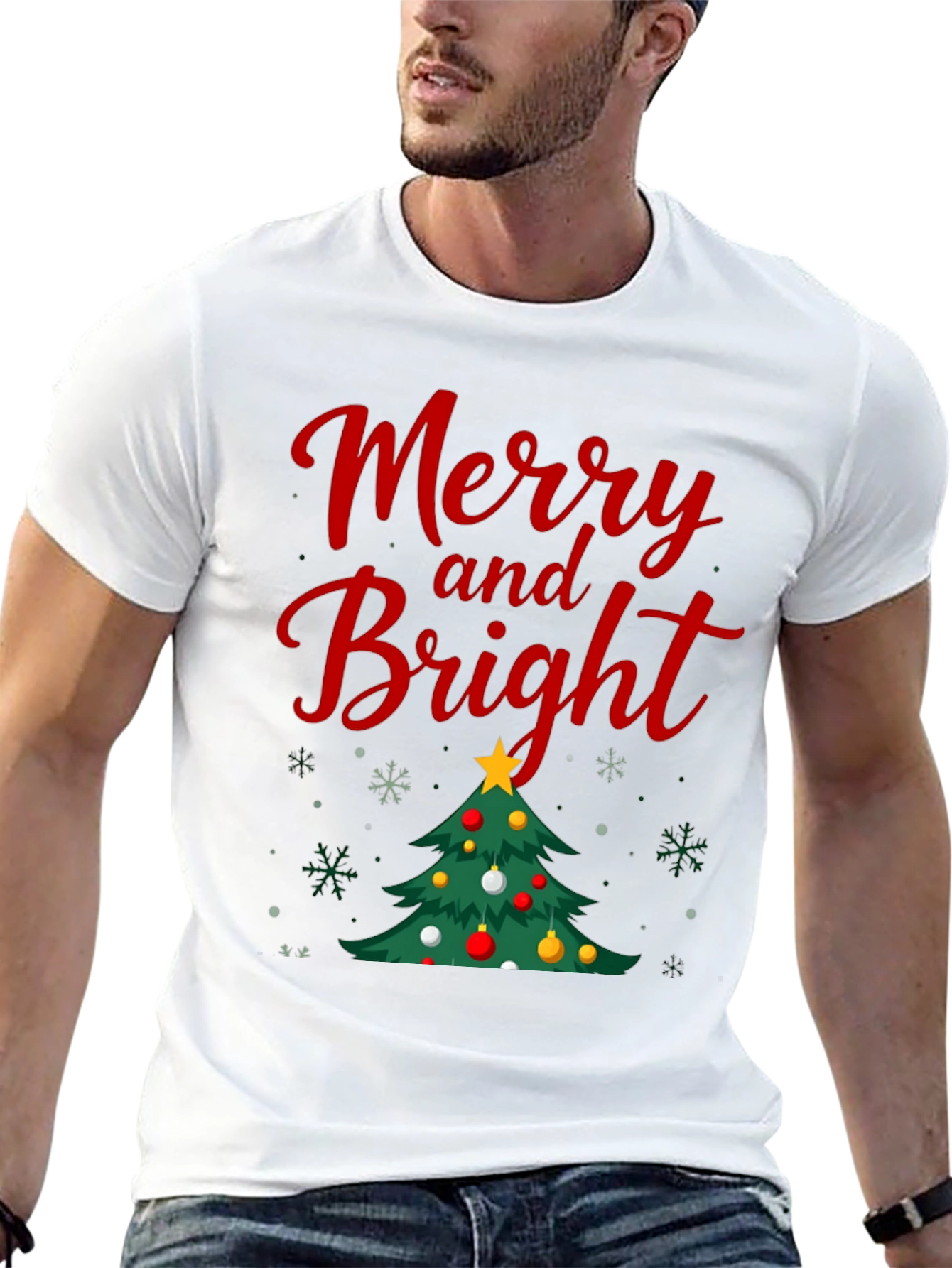 Merry and Bright Christmas T-Shirt