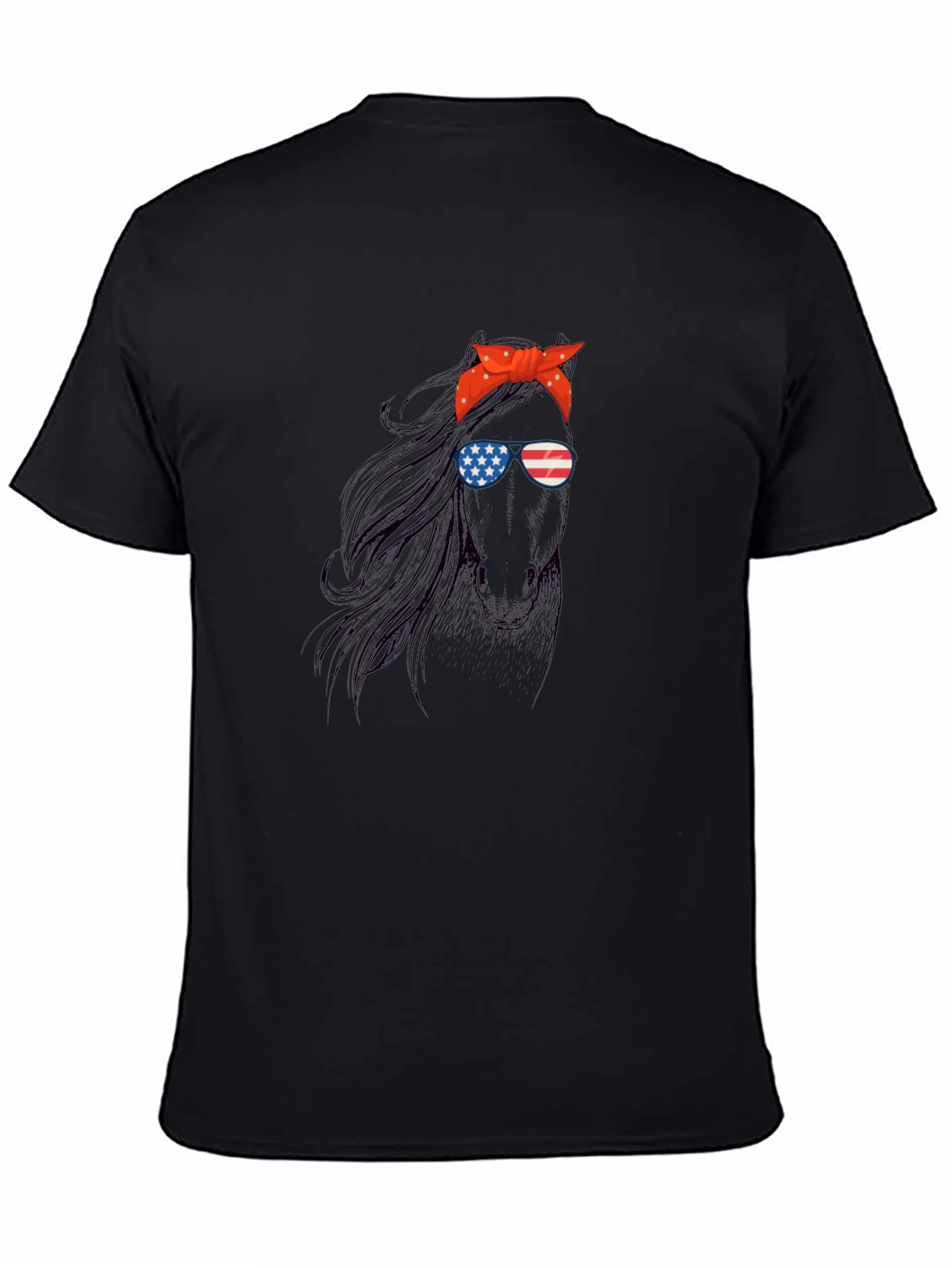Patriotic Horse Graphic Tee