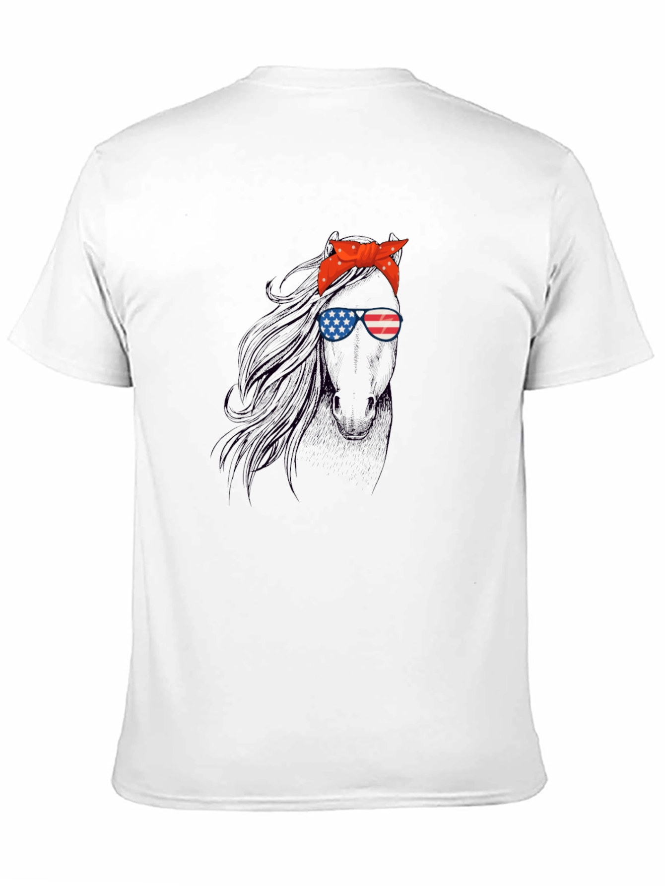 Patriotic Horse Graphic Tee