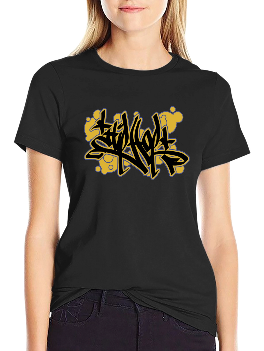Bold Graphic Black T-Shirt