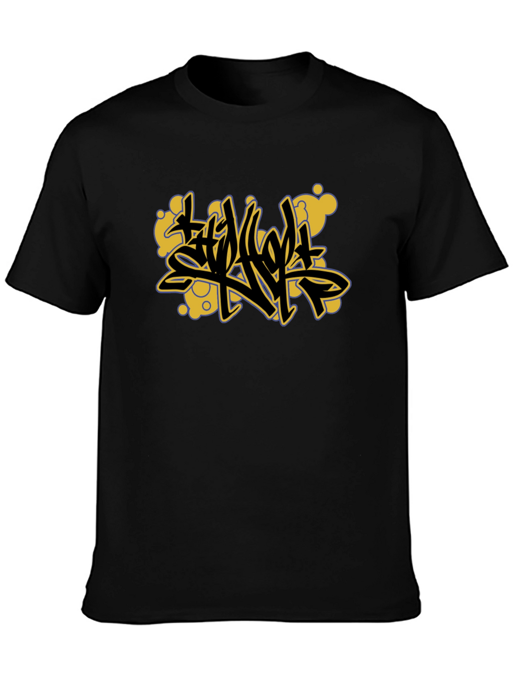 Bold Graphic Black T-Shirt