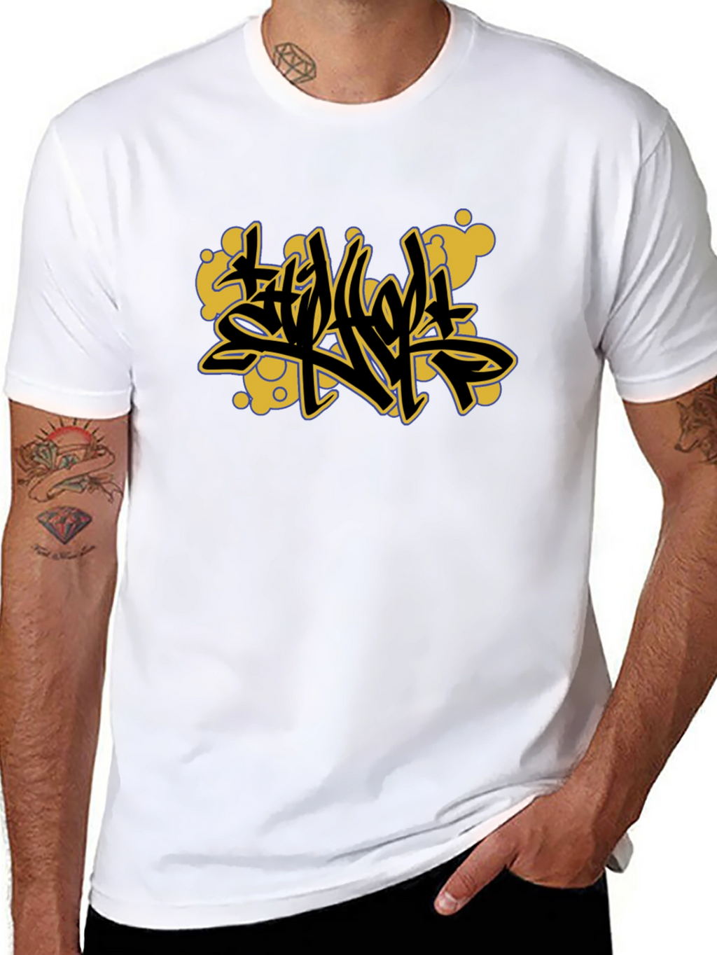 Bold Graphic Black T-Shirt