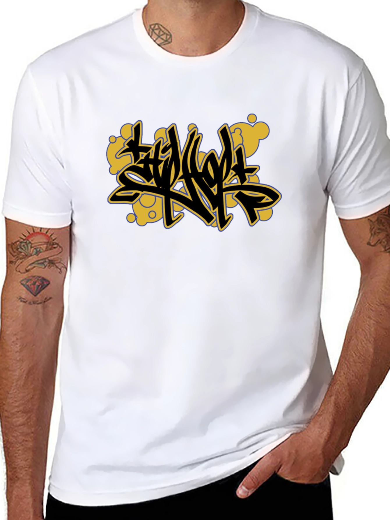 Bold Graphic Black T-Shirt