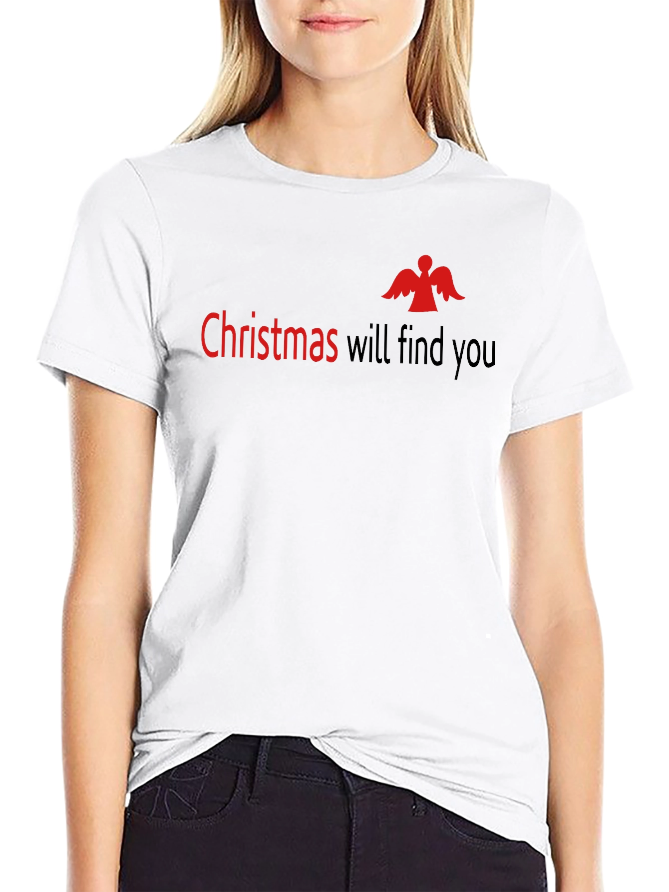 Christmas Will Find You Black T-Shirt