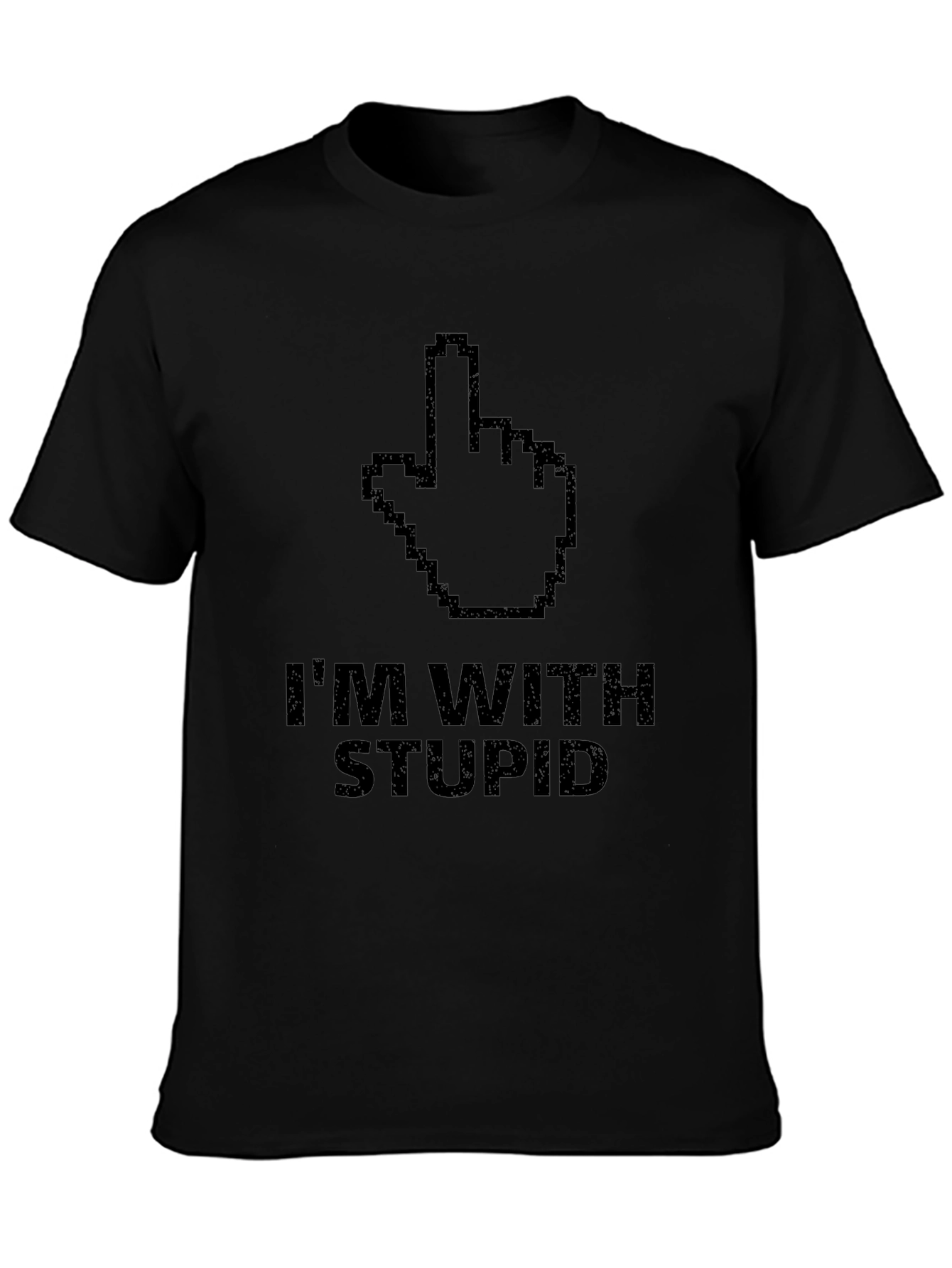 Im With Stupid T-Shirt - Novelty Graphic Tee