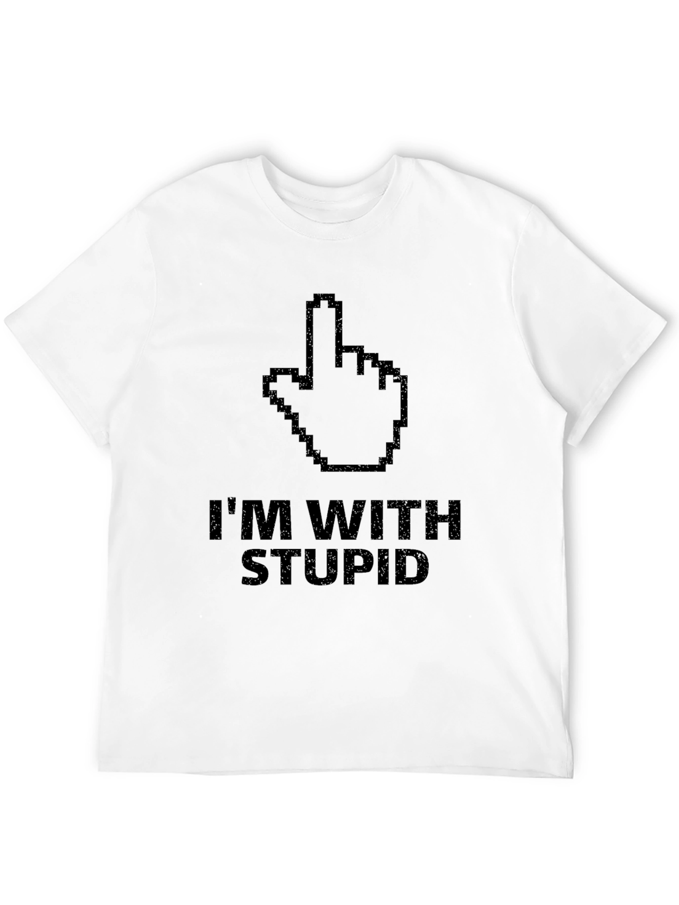 Im With Stupid T-Shirt - Novelty Graphic Tee
