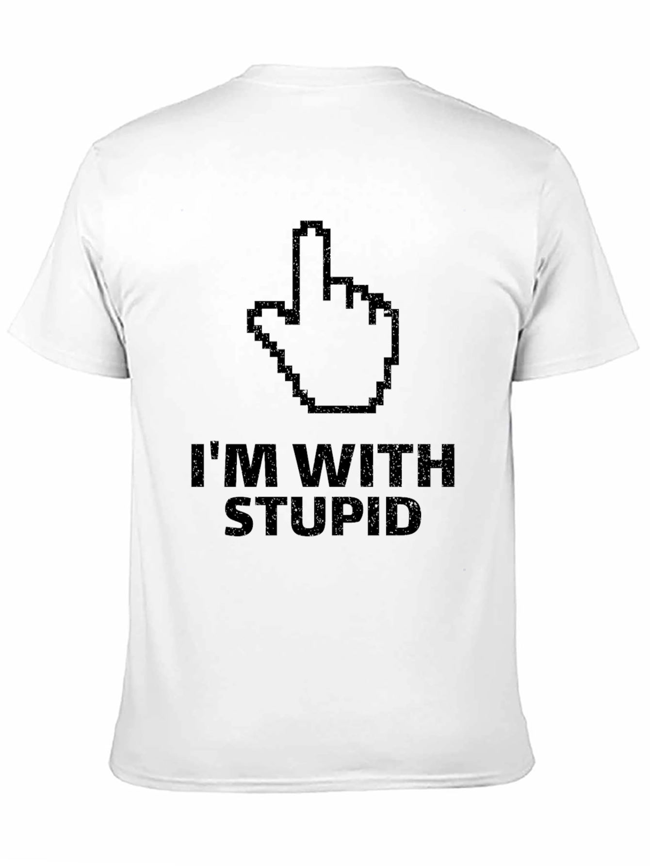 Im With Stupid T-Shirt - Novelty Graphic Tee