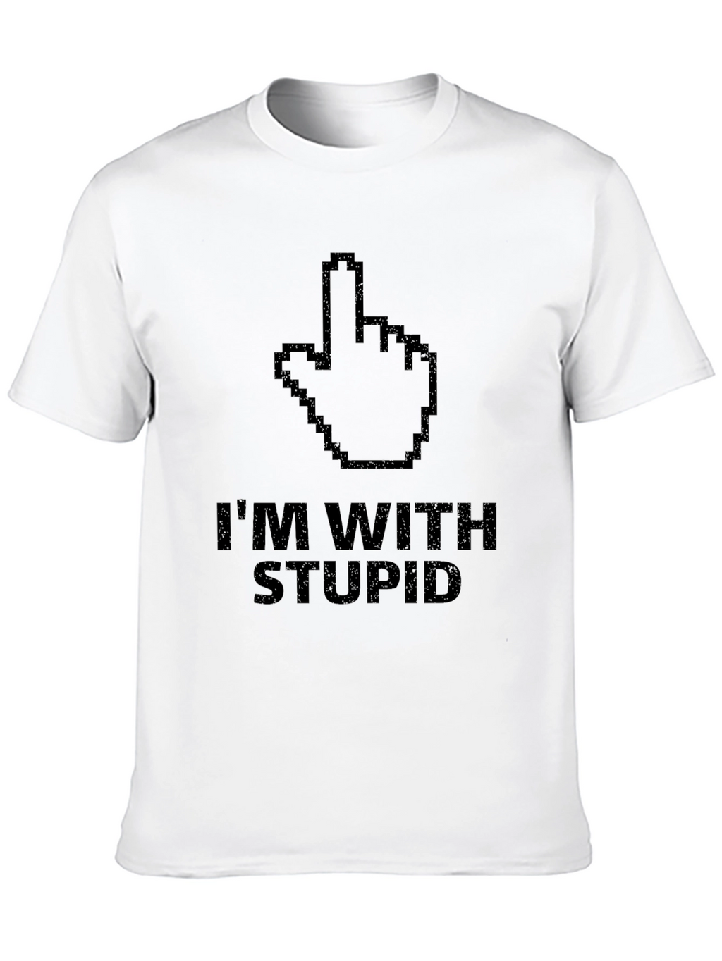 Im With Stupid T-Shirt - Novelty Graphic Tee