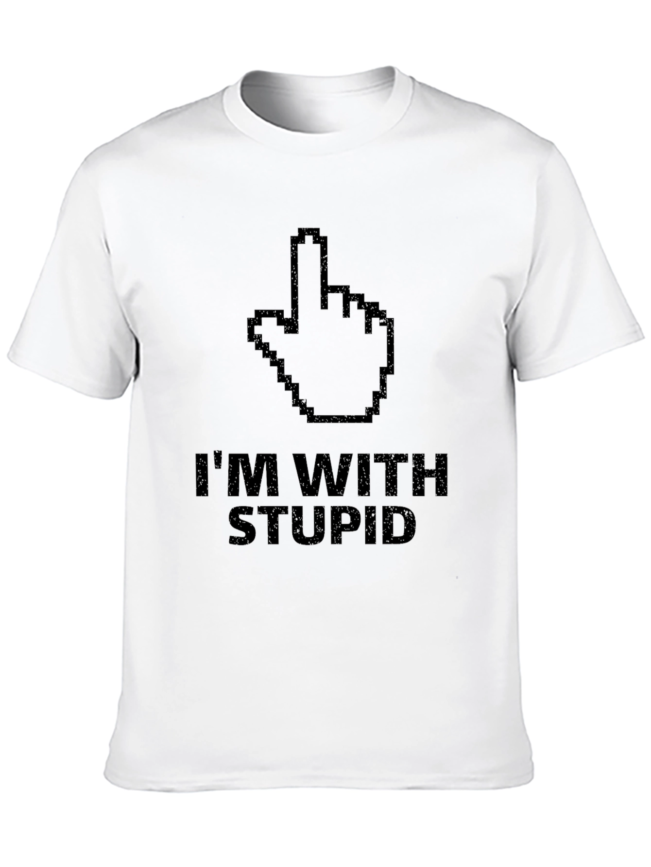 Im With Stupid T-Shirt - Novelty Graphic Tee