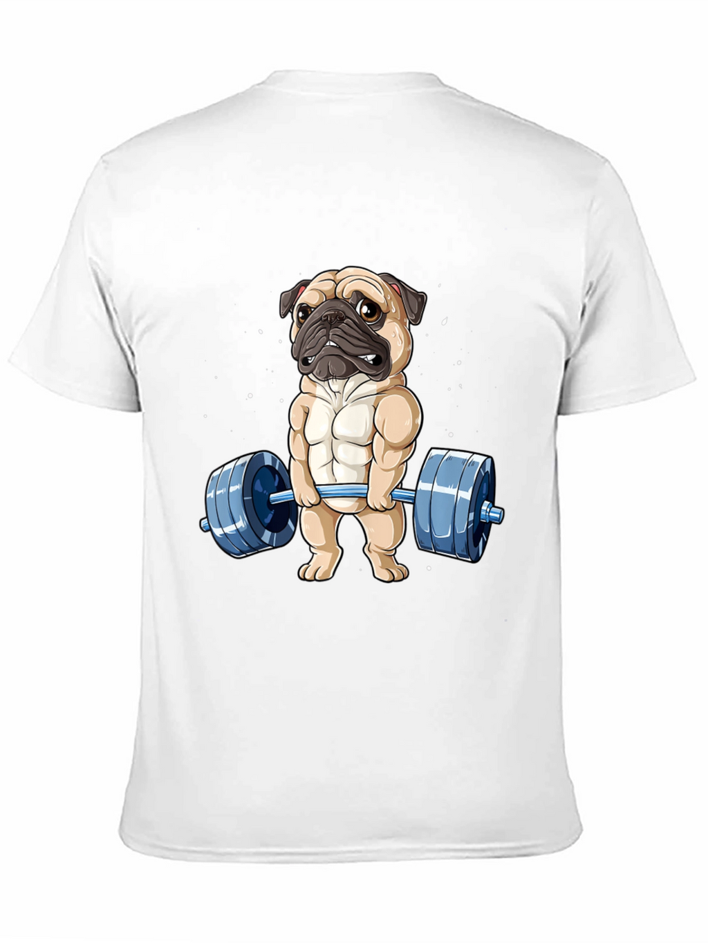 Muscle Pug Weightlifting Graphic Tee