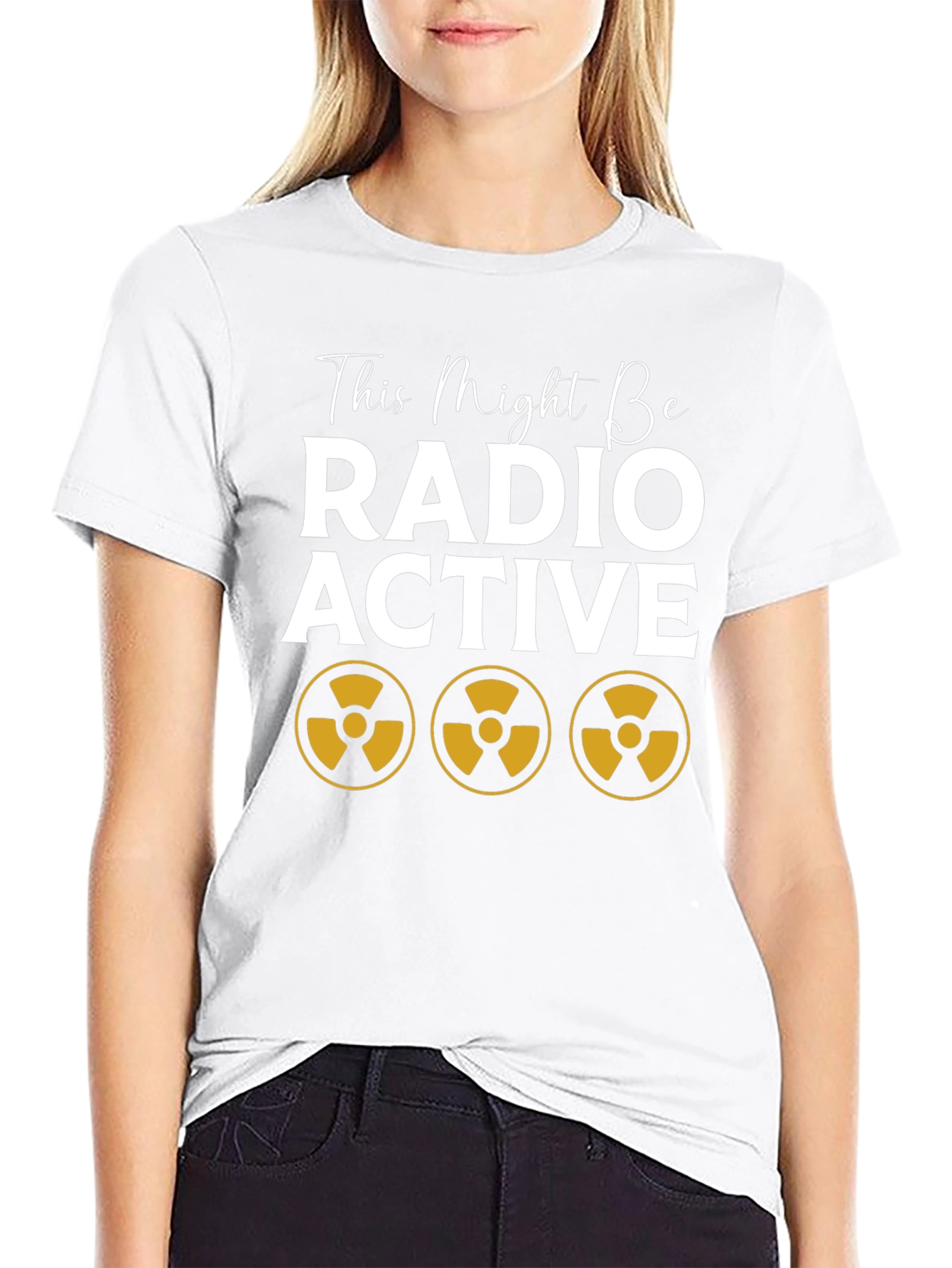 Radioactive Graphic Tee - Caution Style!