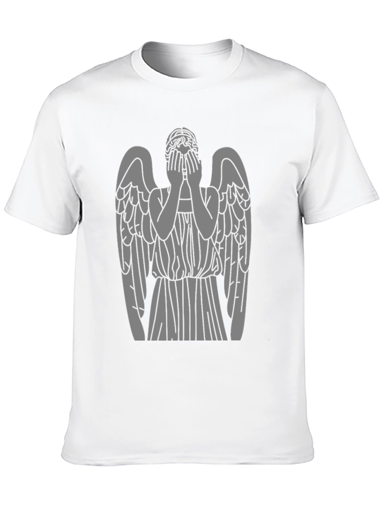 Weeping Angel Graphic T-Shirt - Classic Black Tee