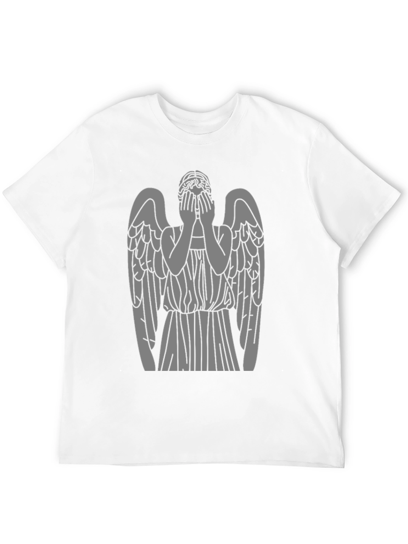 Weeping Angel Graphic T-Shirt - Classic Black Tee