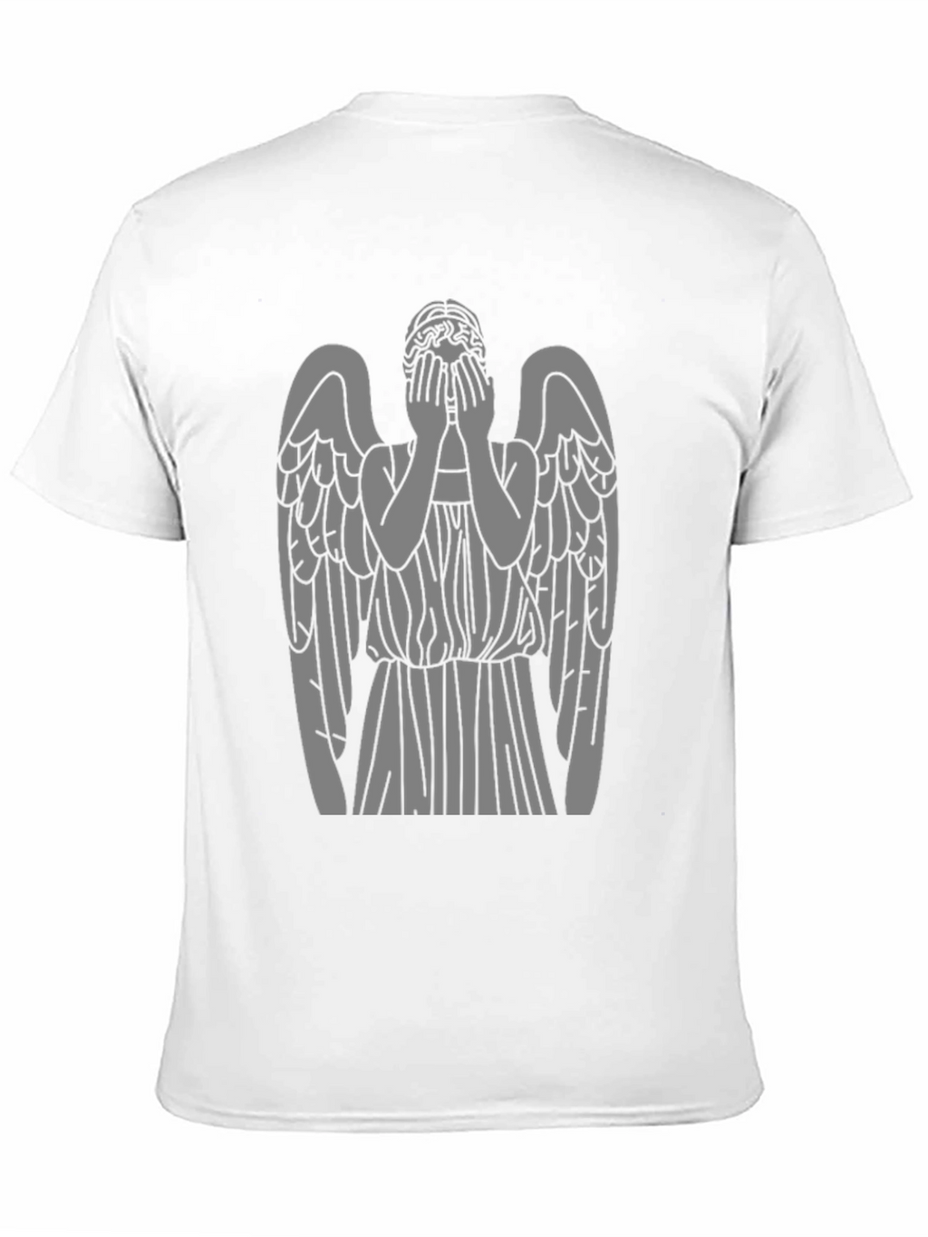 Weeping Angel Graphic T-Shirt - Classic Black Tee