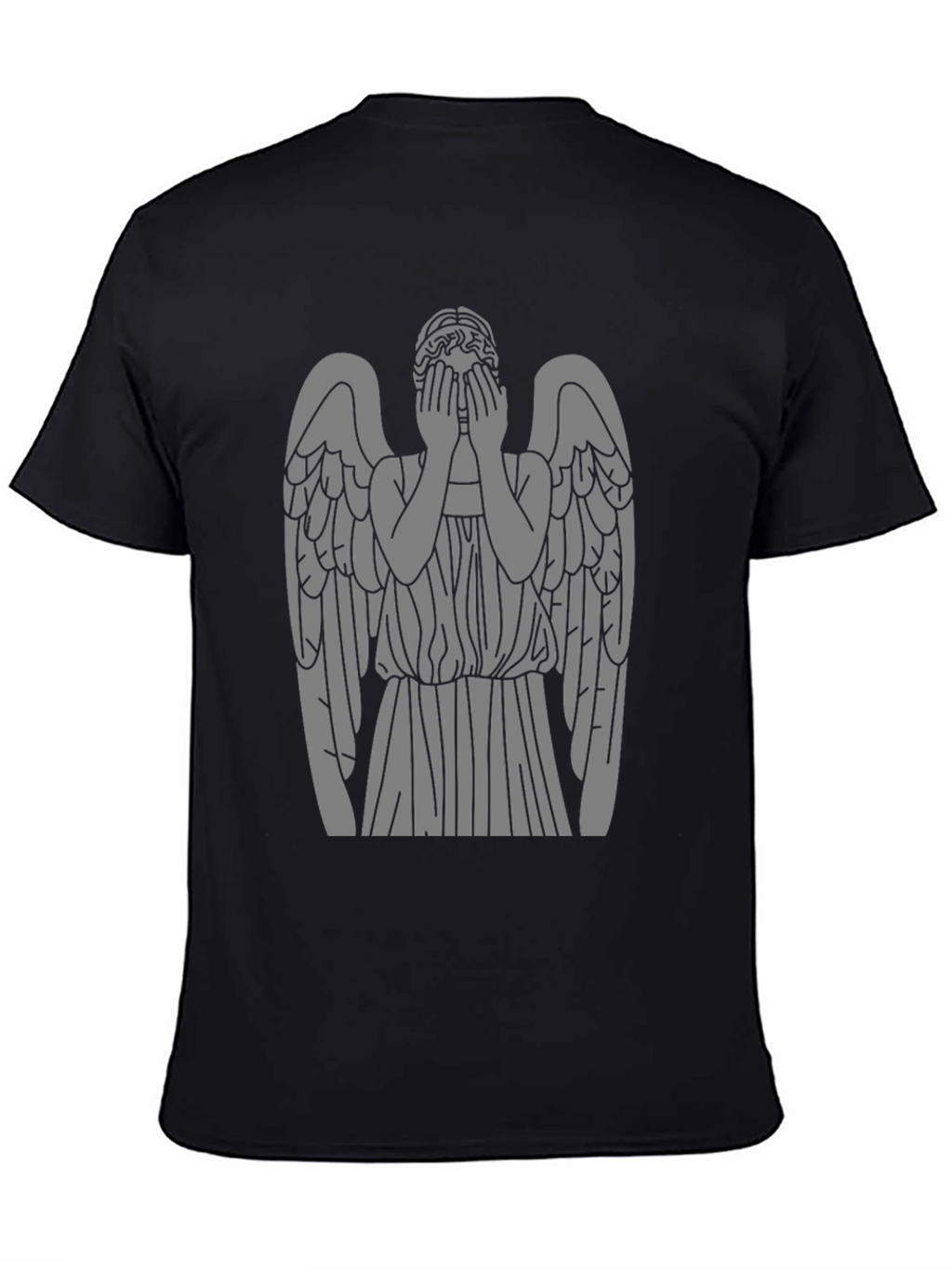 Weeping Angel Graphic T-Shirt - Classic Black Tee