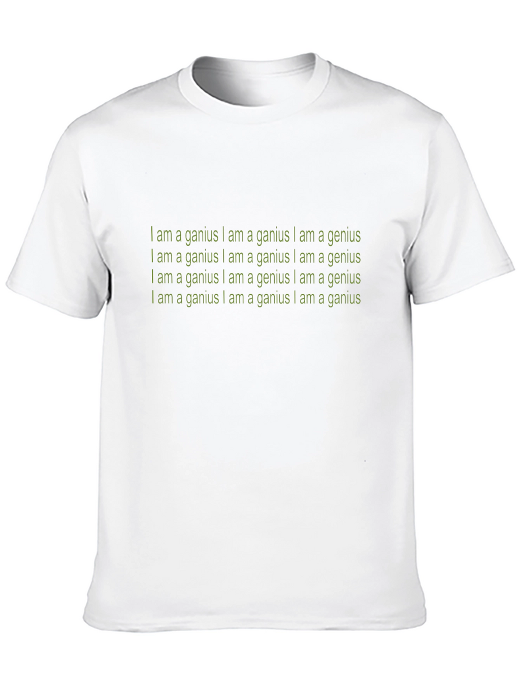 I Am A Genius Graphic Tee - Black