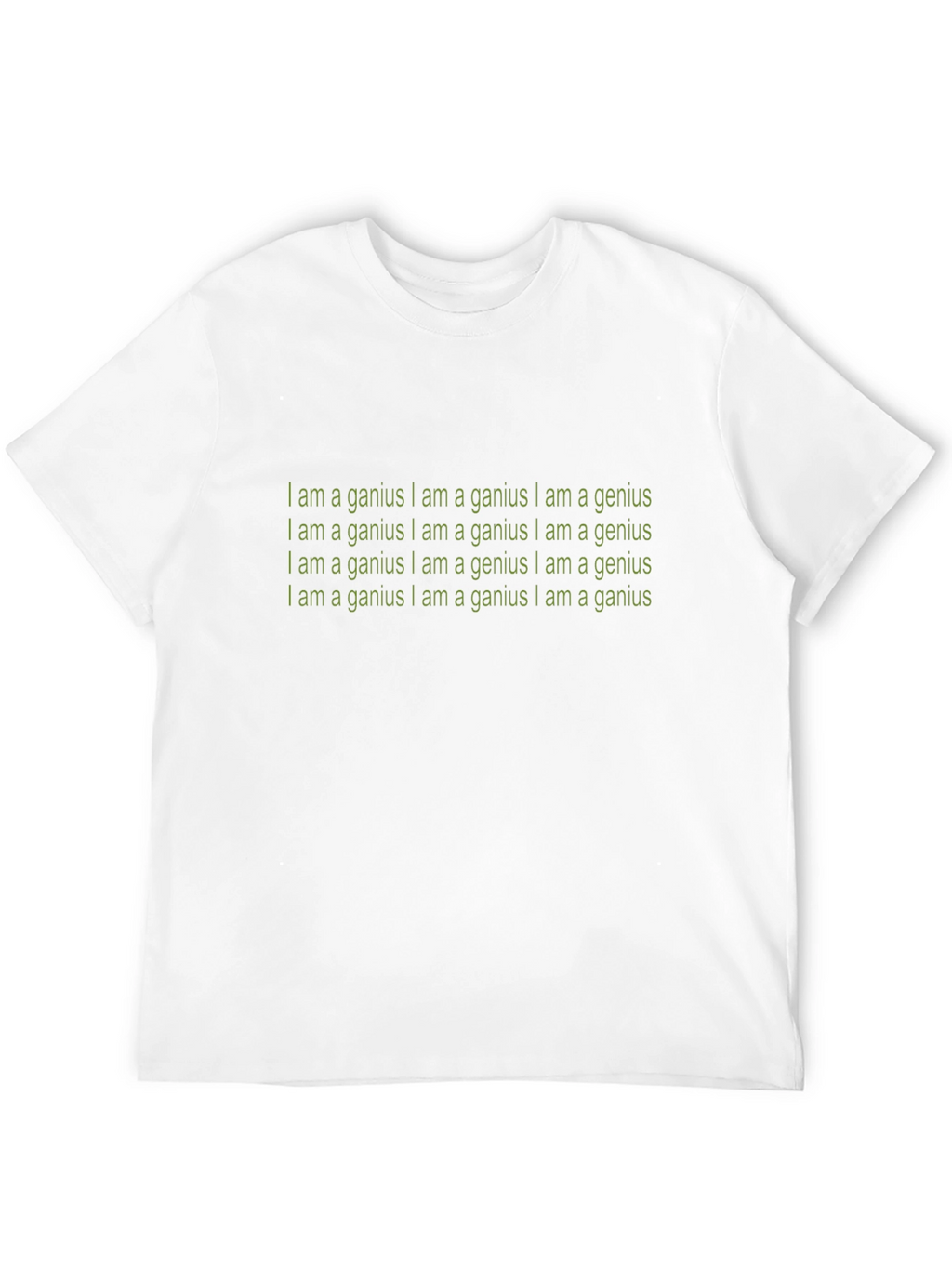 I Am A Genius Graphic Tee - Black