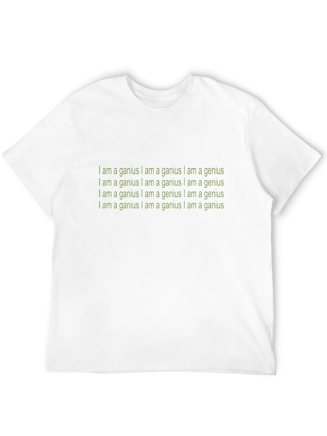 I Am A Genius Graphic Tee - Black