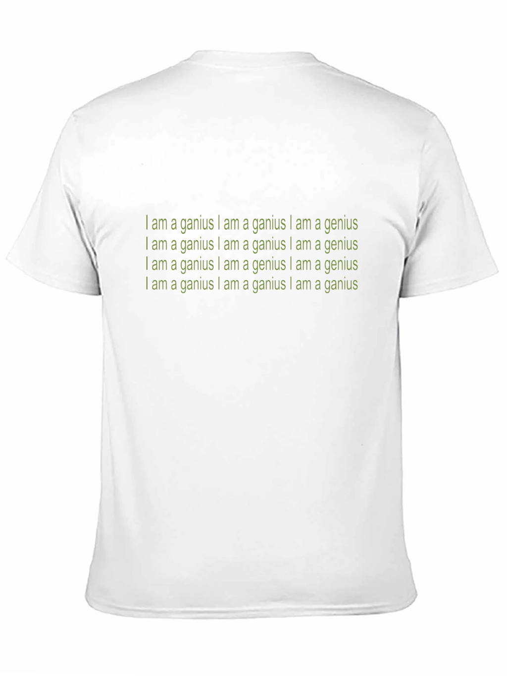 I Am A Genius Graphic Tee - Black