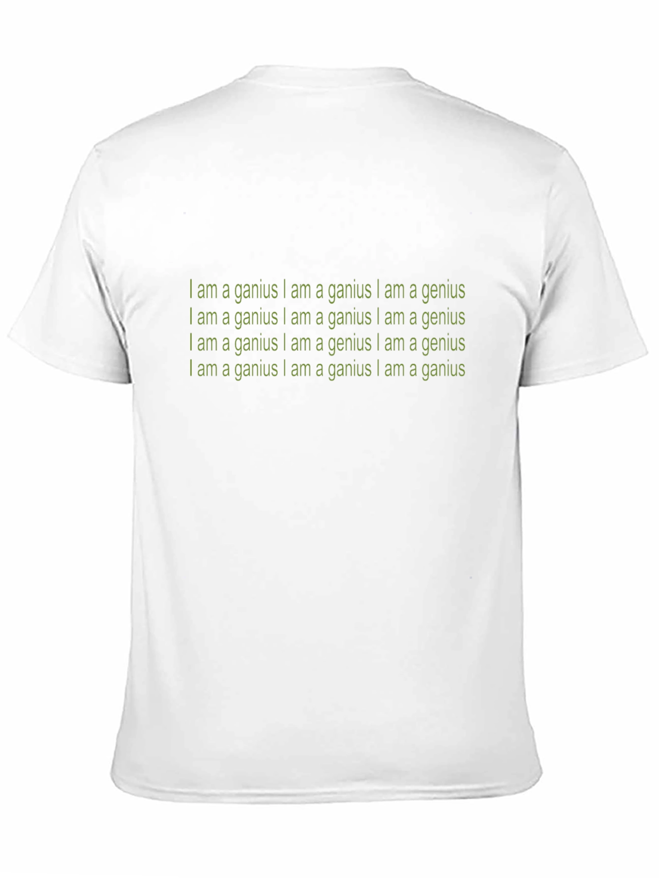 I Am A Genius Graphic Tee - Black