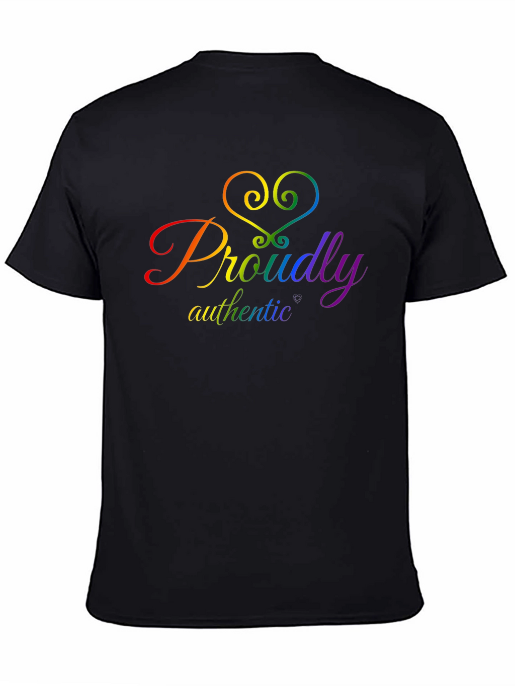 Proudly Authentic LGBTQ+ Pride T-Shirt