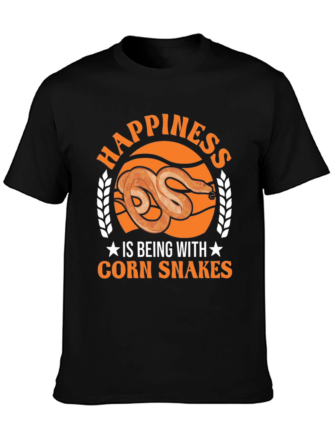 Happiness is Being With Corn Snakes T-Shirt