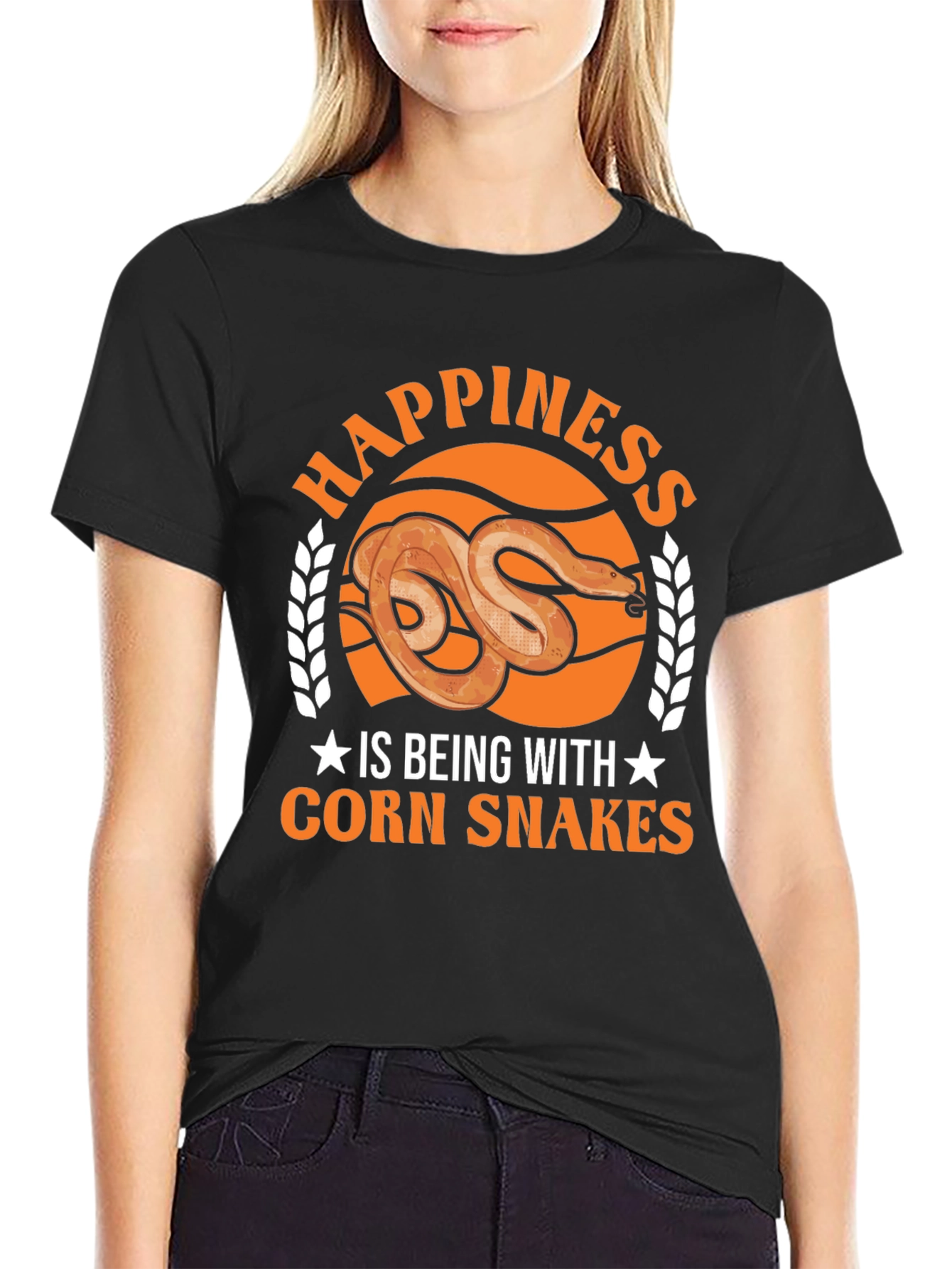 Happiness is Being With Corn Snakes T-Shirt