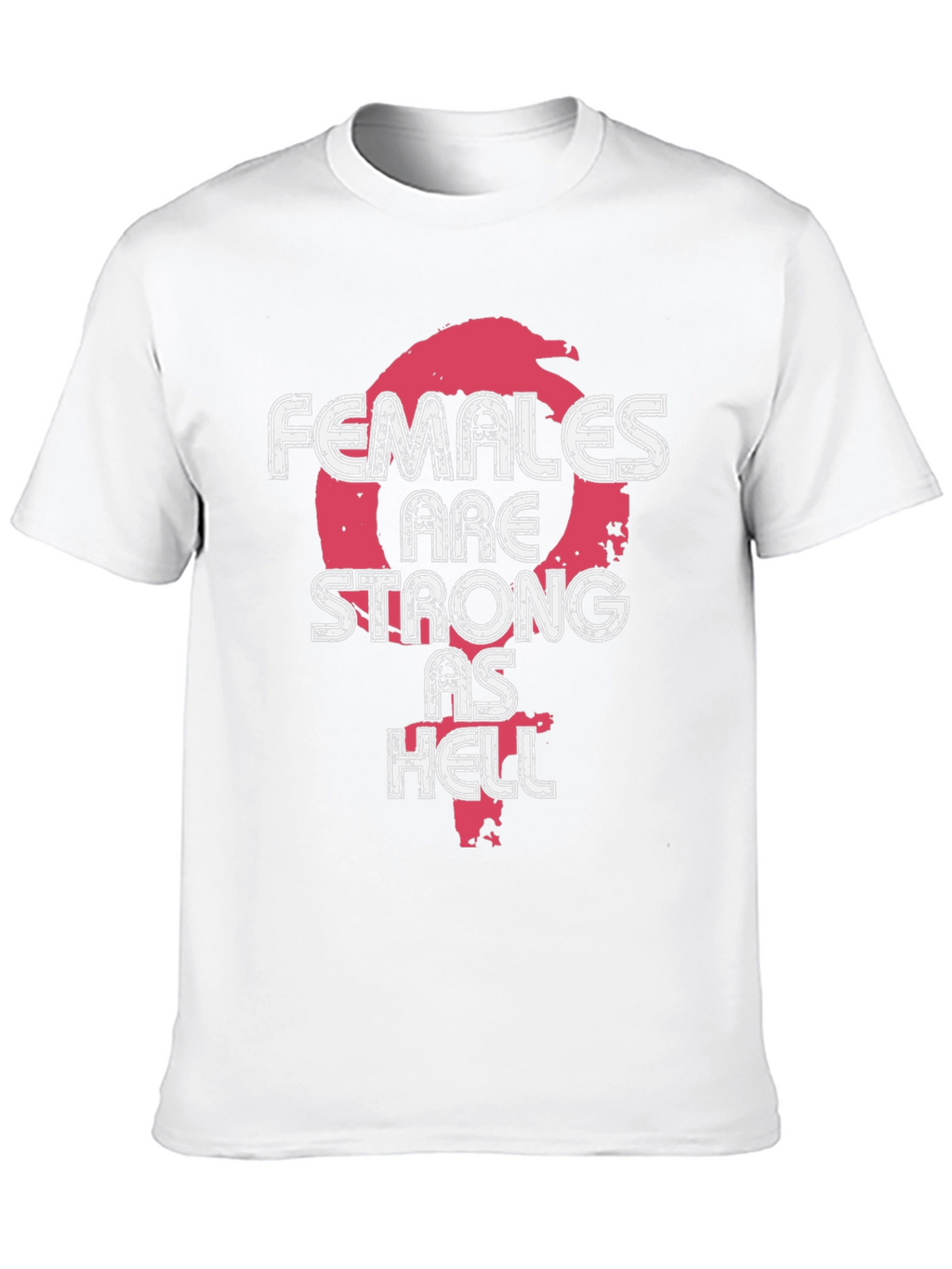 Females Are Strong As Hell Graphic Tee - Black