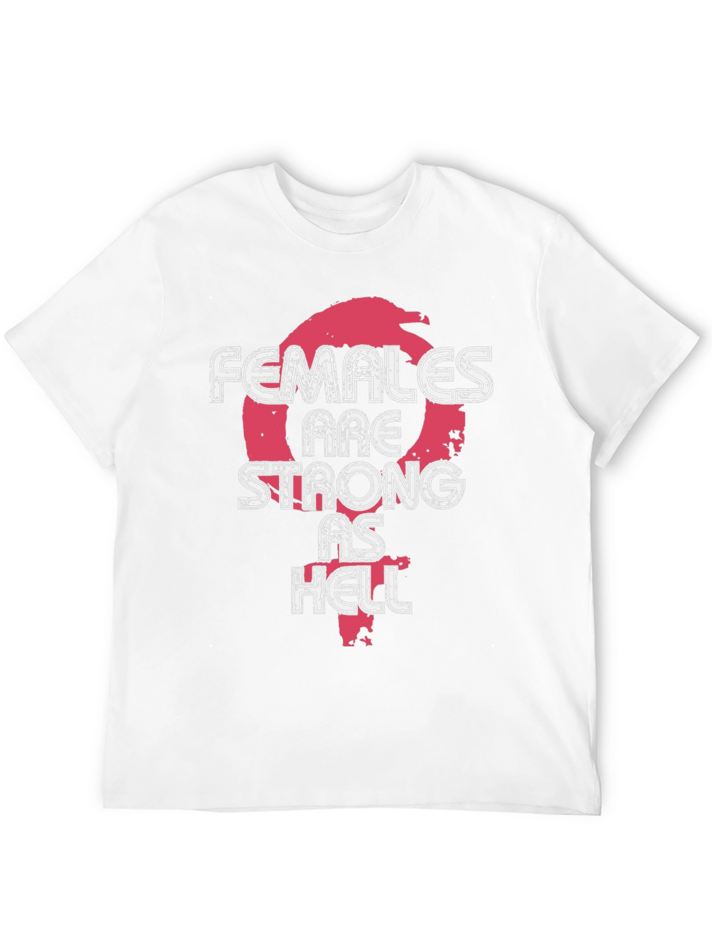 Females Are Strong As Hell Graphic Tee - Black
