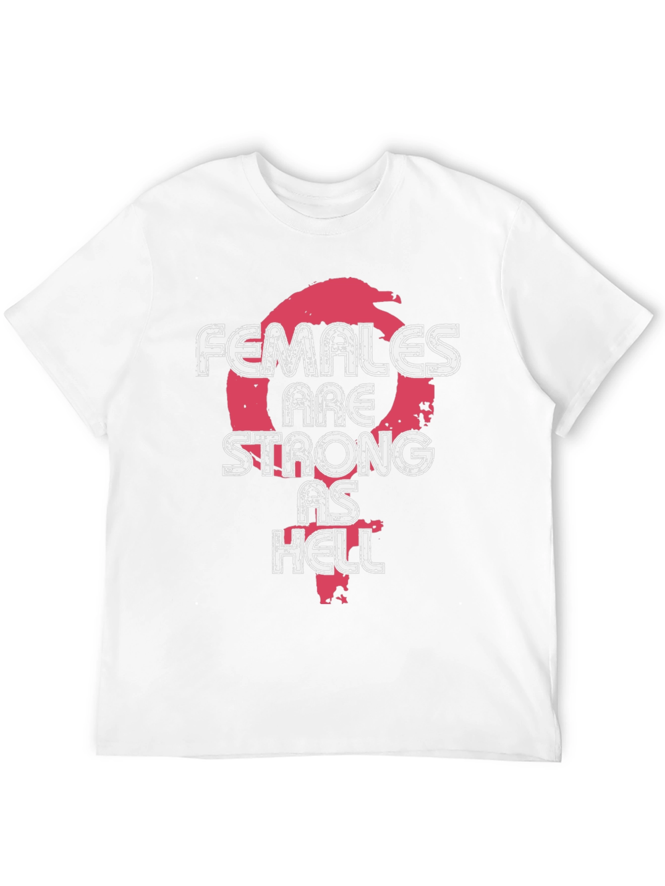 Females Are Strong As Hell Graphic Tee - Black