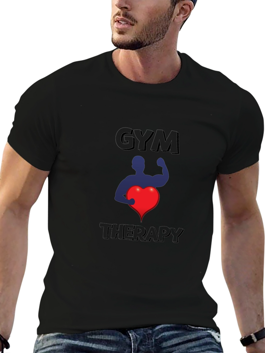 Gym Therapy T-Shirt - Motivational Workout Tee