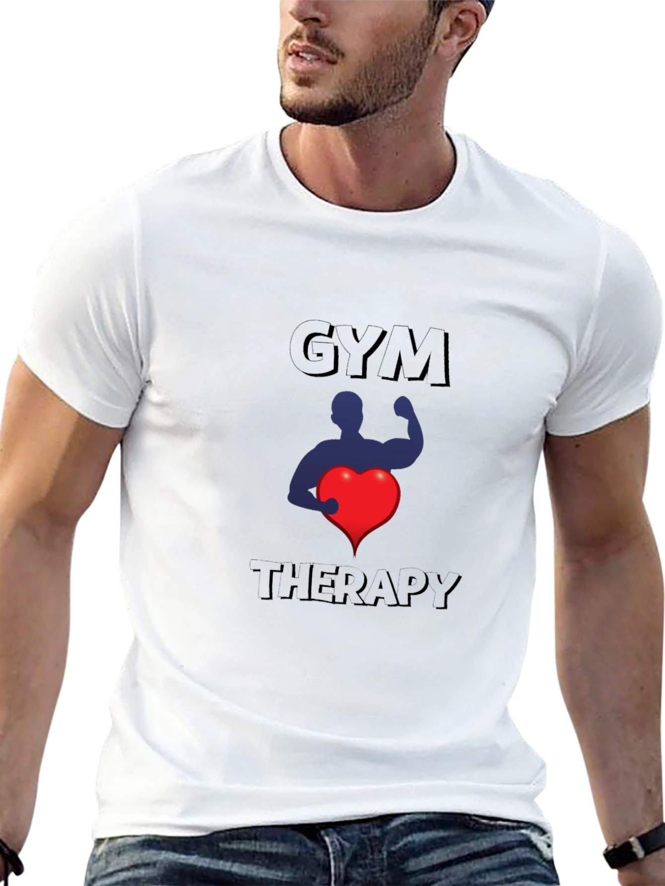 Gym Therapy T-Shirt - Motivational Workout Tee