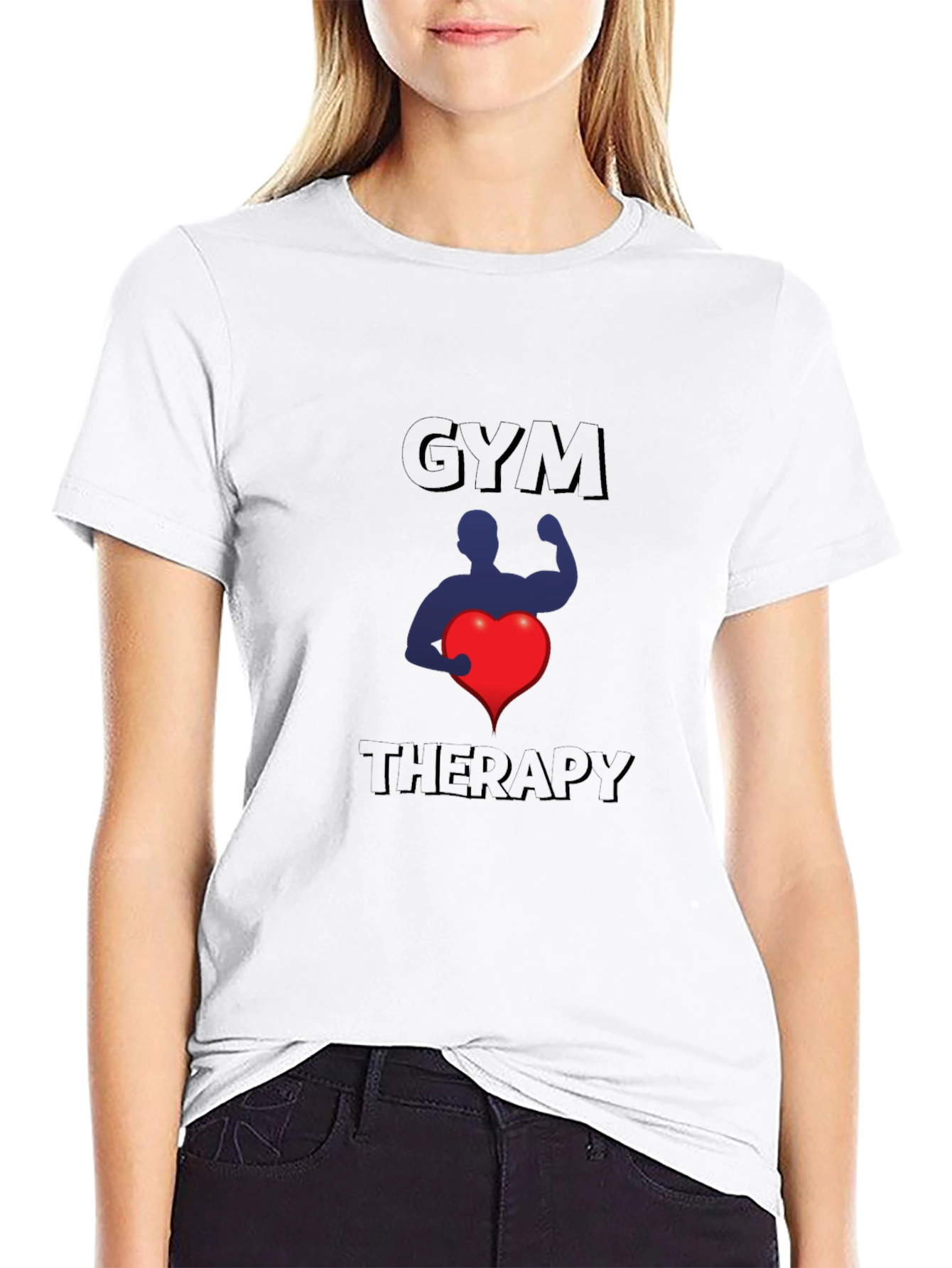 Gym Therapy T-Shirt - Motivational Workout Tee
