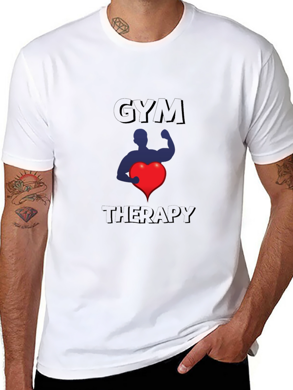 Gym Therapy T-Shirt - Motivational Workout Tee
