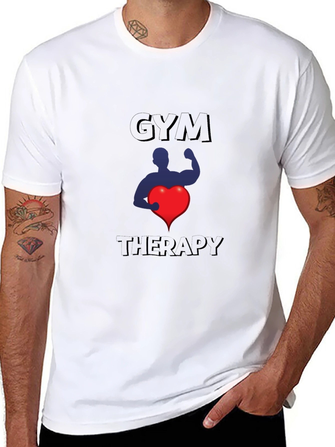 Gym Therapy T-Shirt - Motivational Workout Tee