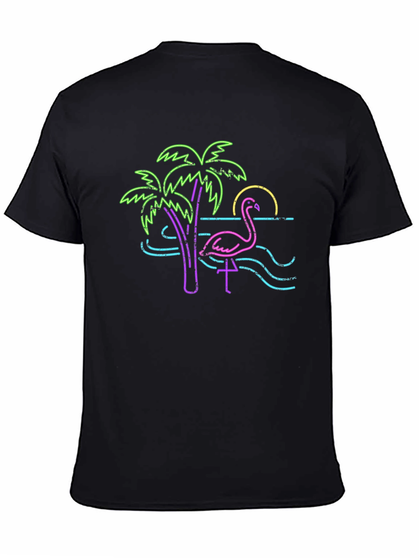 Neon Flamingo Graphic Tee