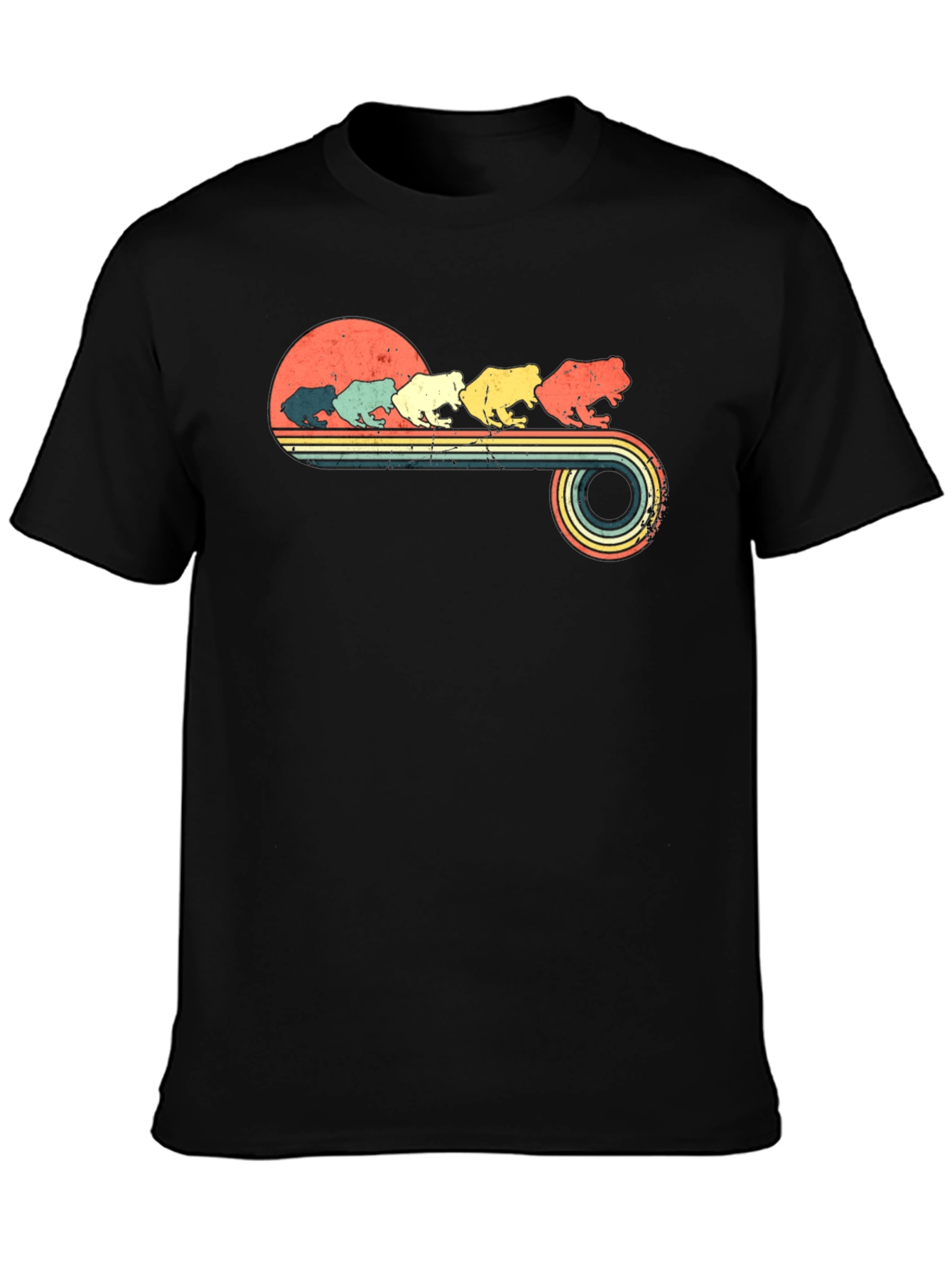 Retro Frog T-Shirt - Vintage Amphibian Tee
