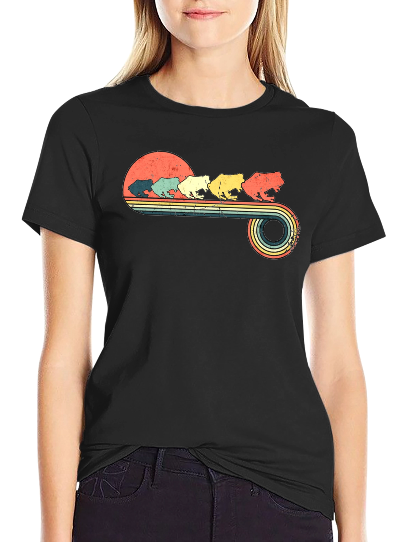 Retro Frog T-Shirt - Vintage Amphibian Tee