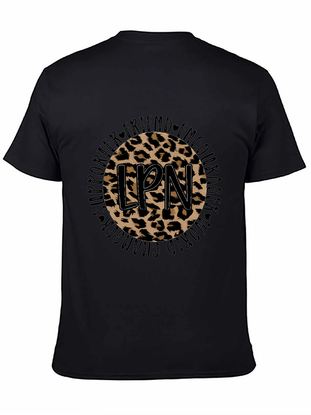 Leopard LPN T-Shirt - Supporter Friend Encourager