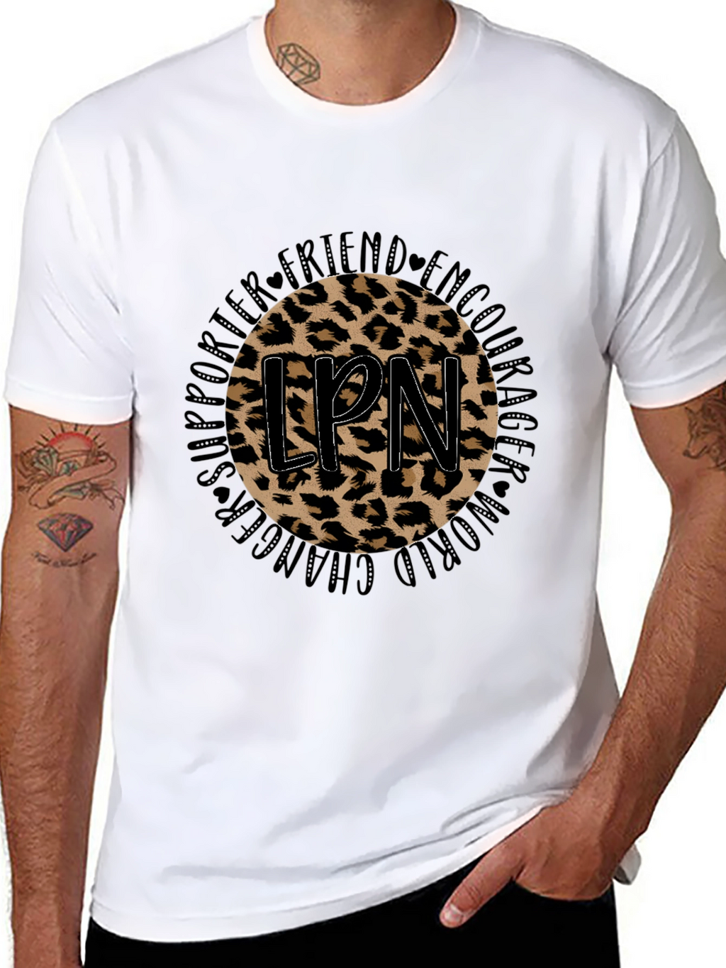 Leopard LPN T-Shirt - Supporter Friend Encourager