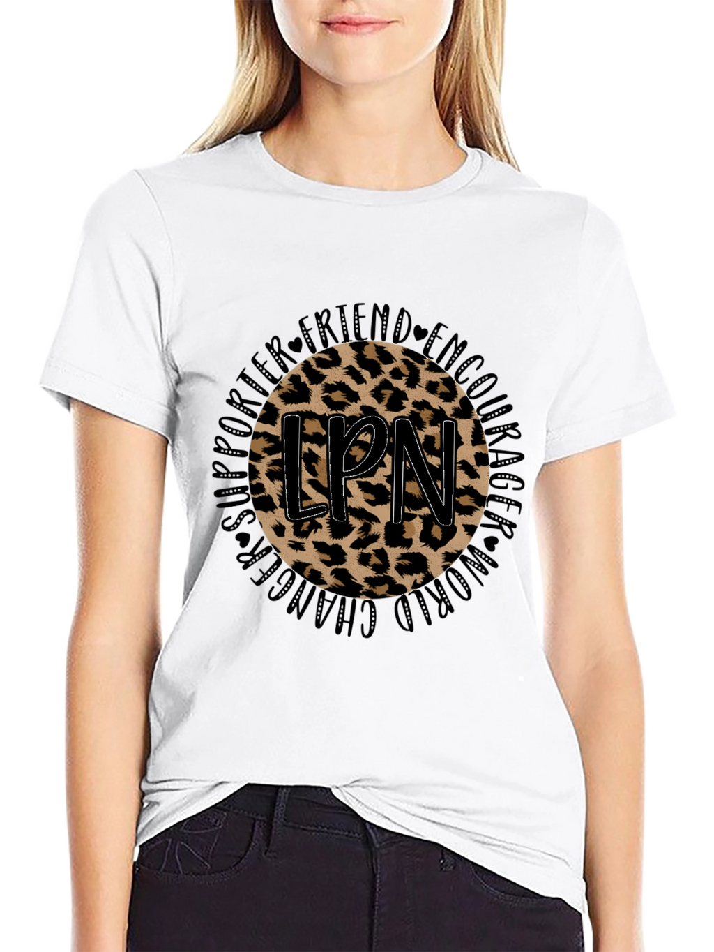 Leopard LPN T-Shirt - Supporter Friend Encourager