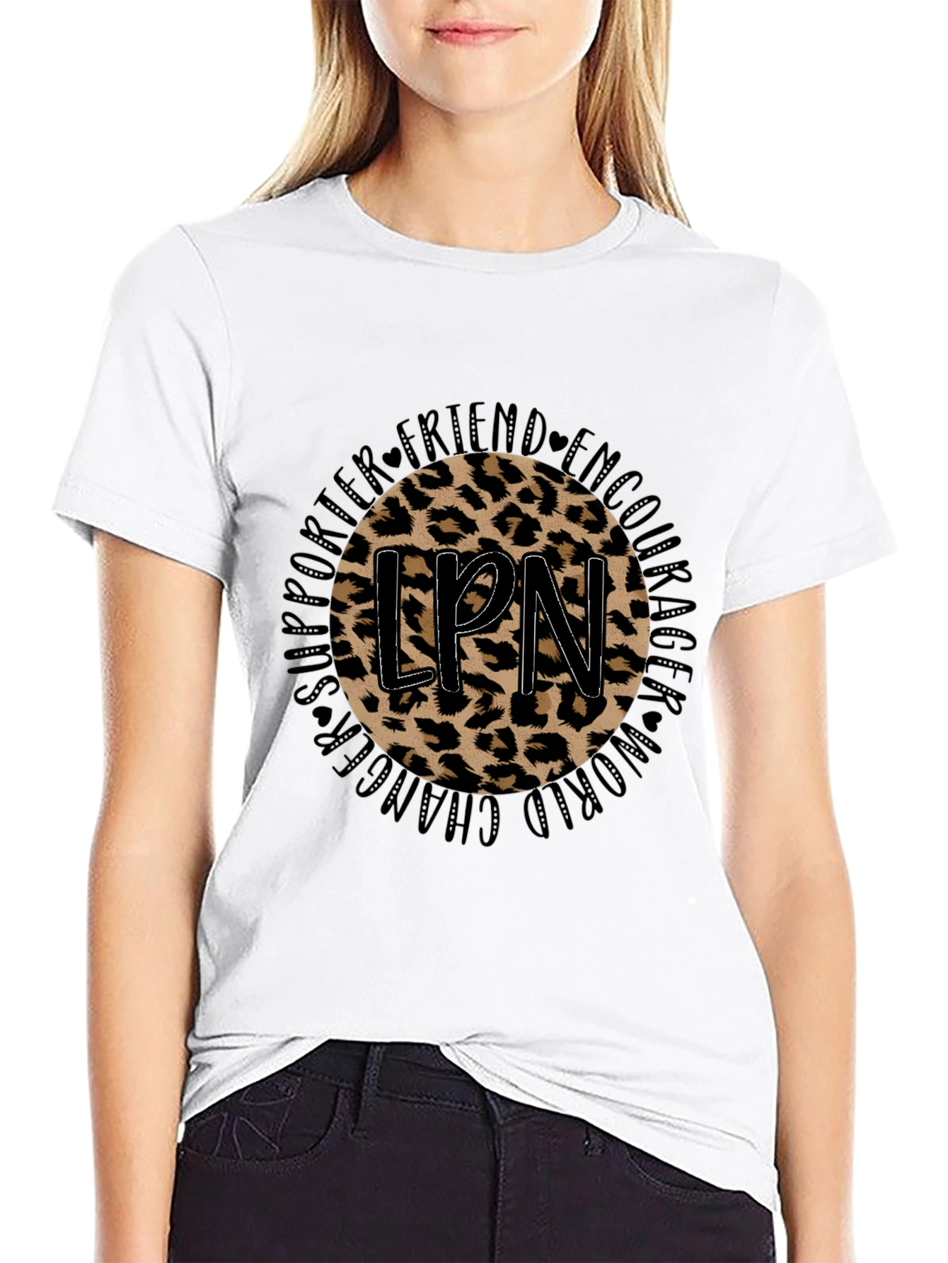 Leopard LPN T-Shirt - Supporter Friend Encourager