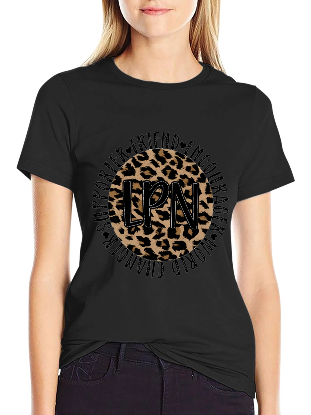 Leopard LPN T-Shirt - Supporter Friend Encourager