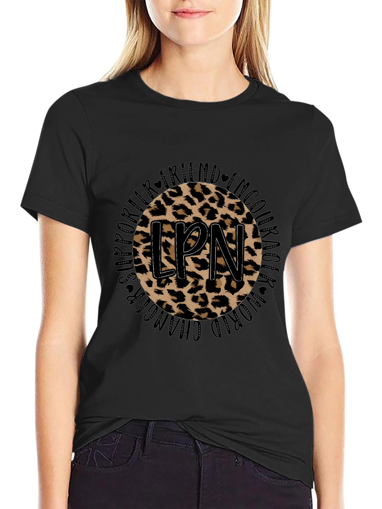 Leopard LPN T-Shirt - Supporter Friend Encourager