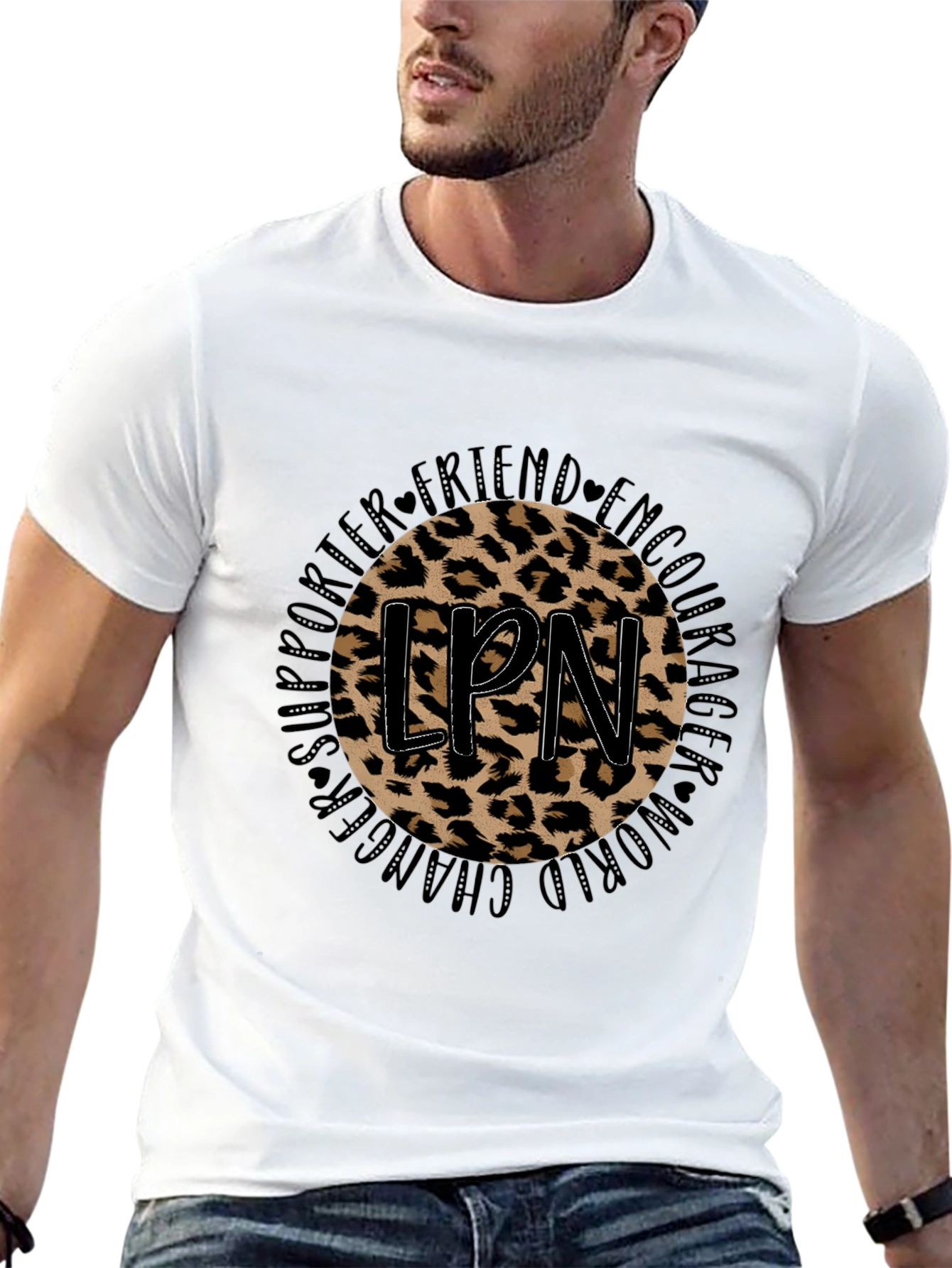 Leopard LPN T-Shirt - Supporter Friend Encourager