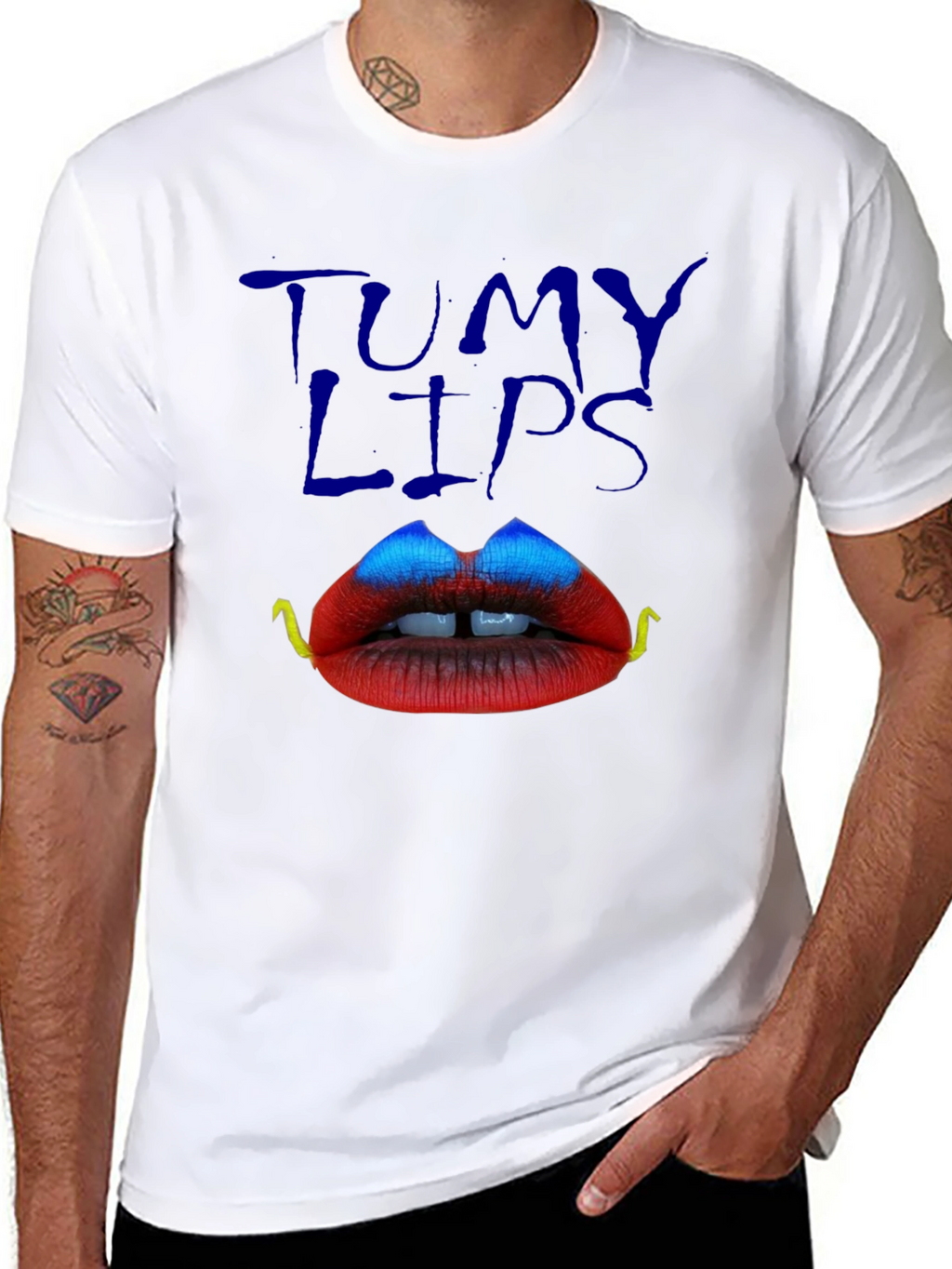 TUMY Lips Graphic Tee - Unique & Stylish