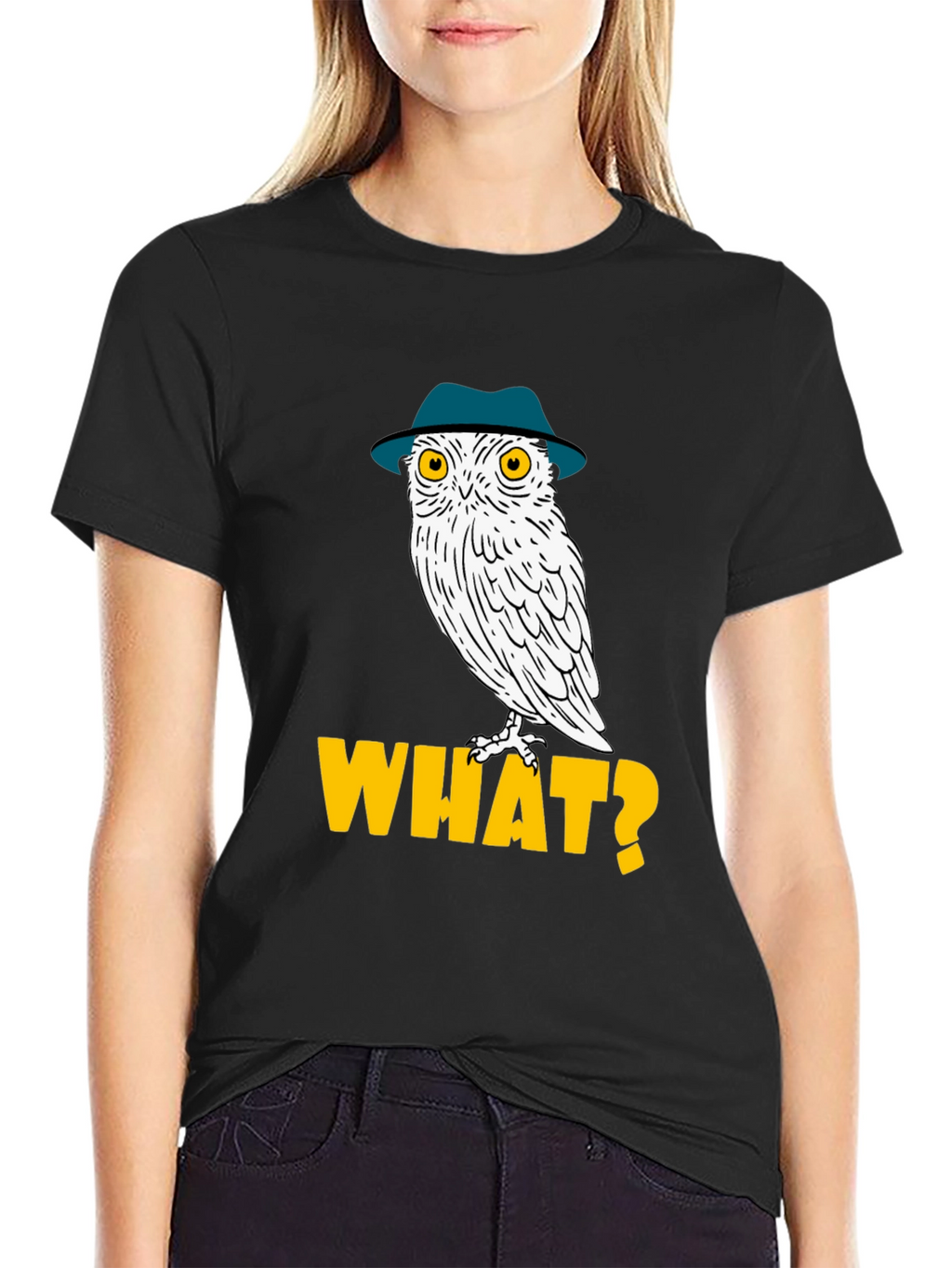 Owl What? Graphic T-Shirt - Funny Bird Tee