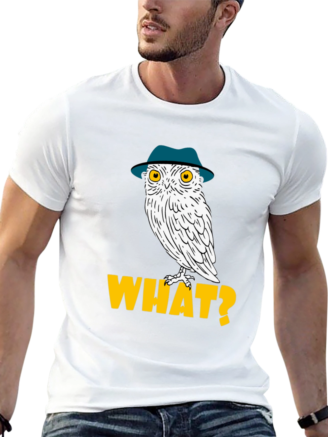 Owl What? Graphic T-Shirt - Funny Bird Tee