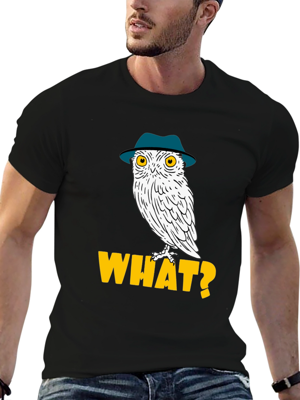 Owl What? Graphic T-Shirt - Funny Bird Tee